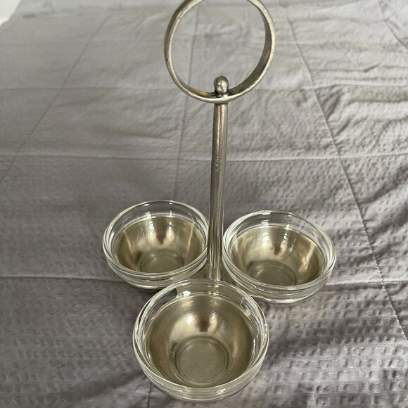 Arte Italica Other - Arte Italica pewter condiment caddy